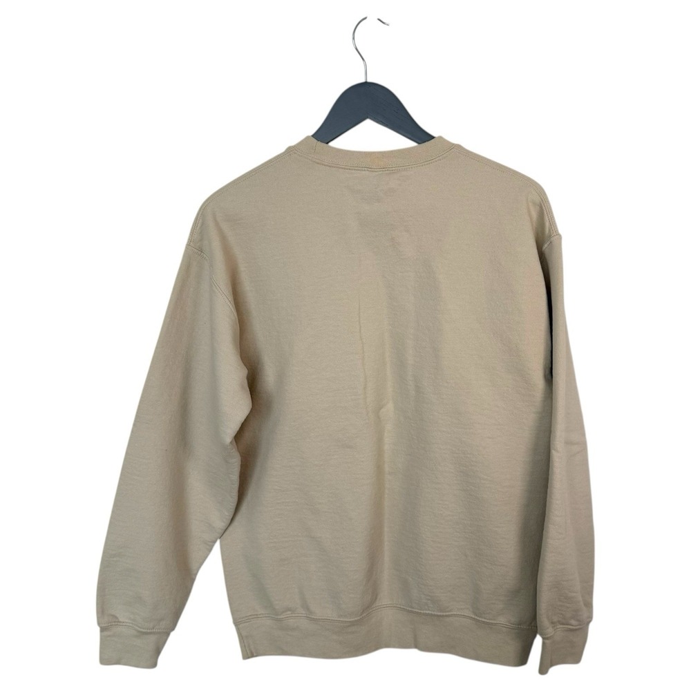 AC/DC Men's Medium Crewneck‎ Sweatshirt – Beige Lightning Bolt Graphic - Picture 2 of 5
